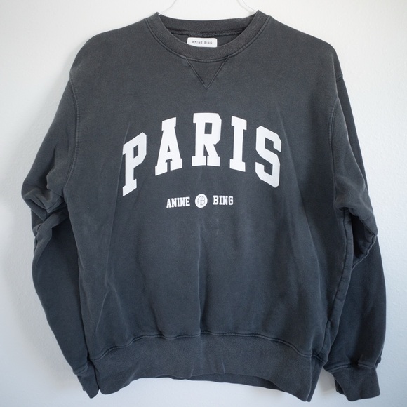 Anine Bing Women’s Crewneck Ramona Paris Sweatshirt - Picture 1 of 5